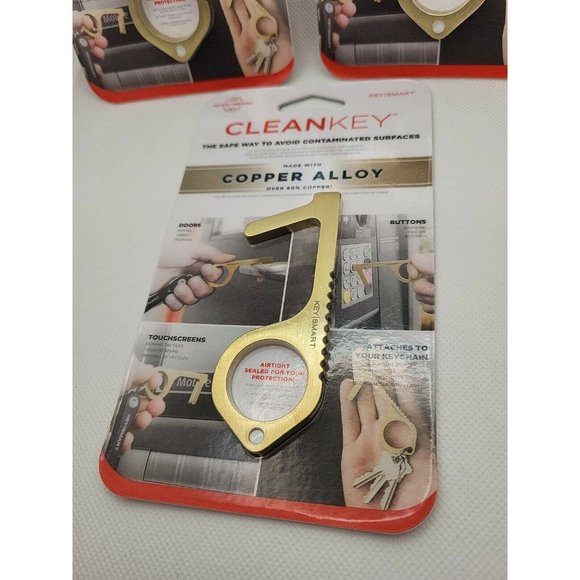 CLEAN KEY (3) ANTIMICROBIAL COPPER ALLOY HAND TOOL-AVOID GERMS - Picture 2 of 5